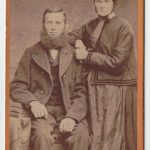 Théophile Schneider, qui a fondé le moulin en 1839, et sa soeur Suzanne Schneider, épouse Fritz.